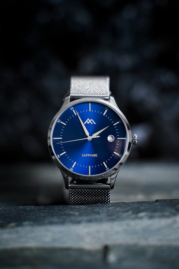 Photo Of Analog Sapphire Wrist Watch