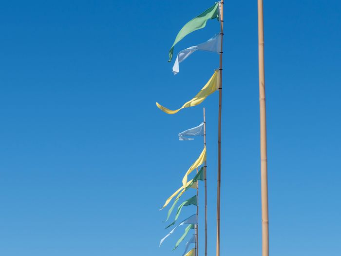 Sail flags outdoor
