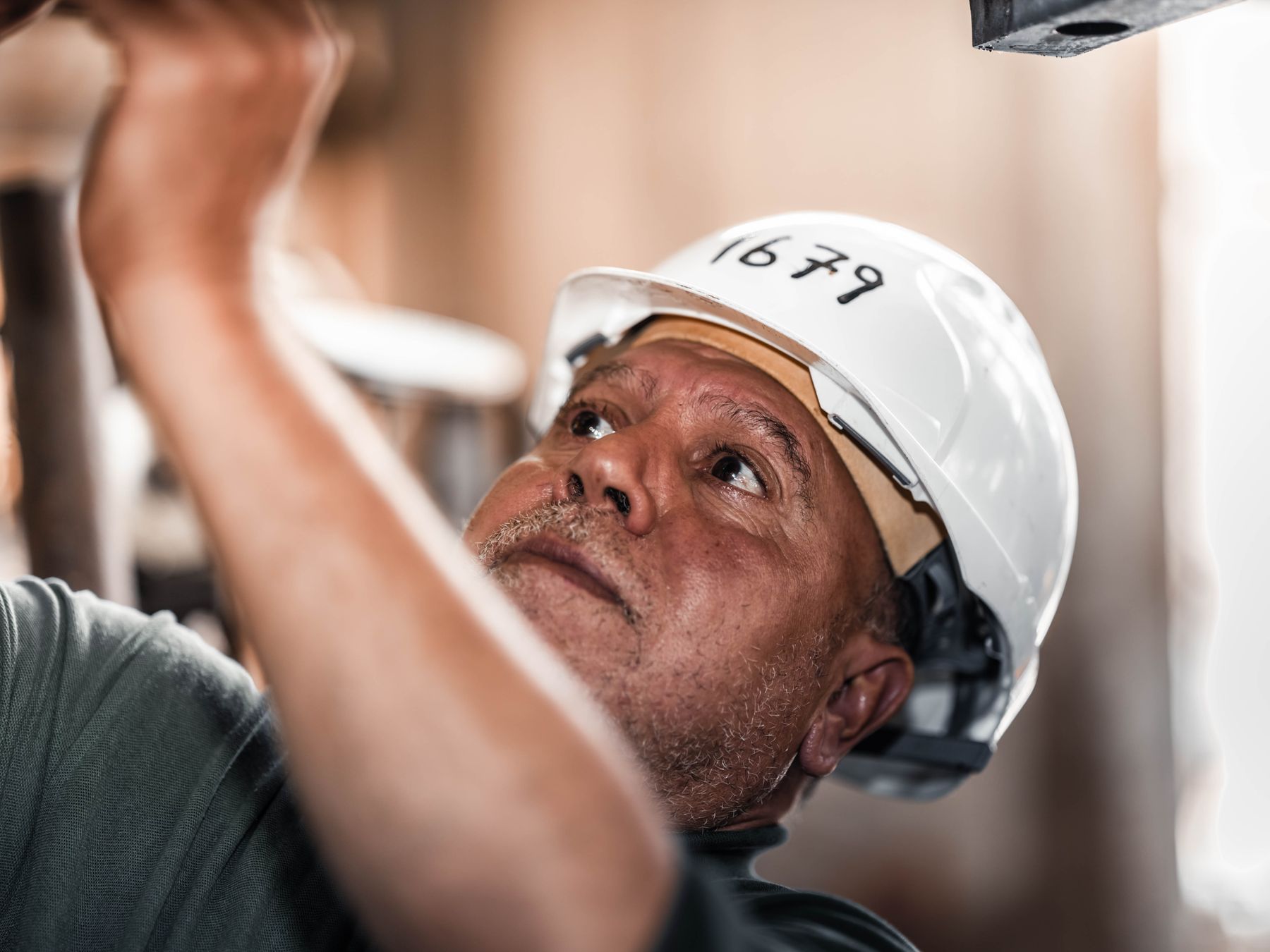 Commercial Decorating in Kingston Vale — careful masking before painting begins