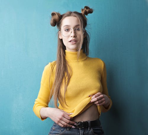 Woman in Yellow Sweater