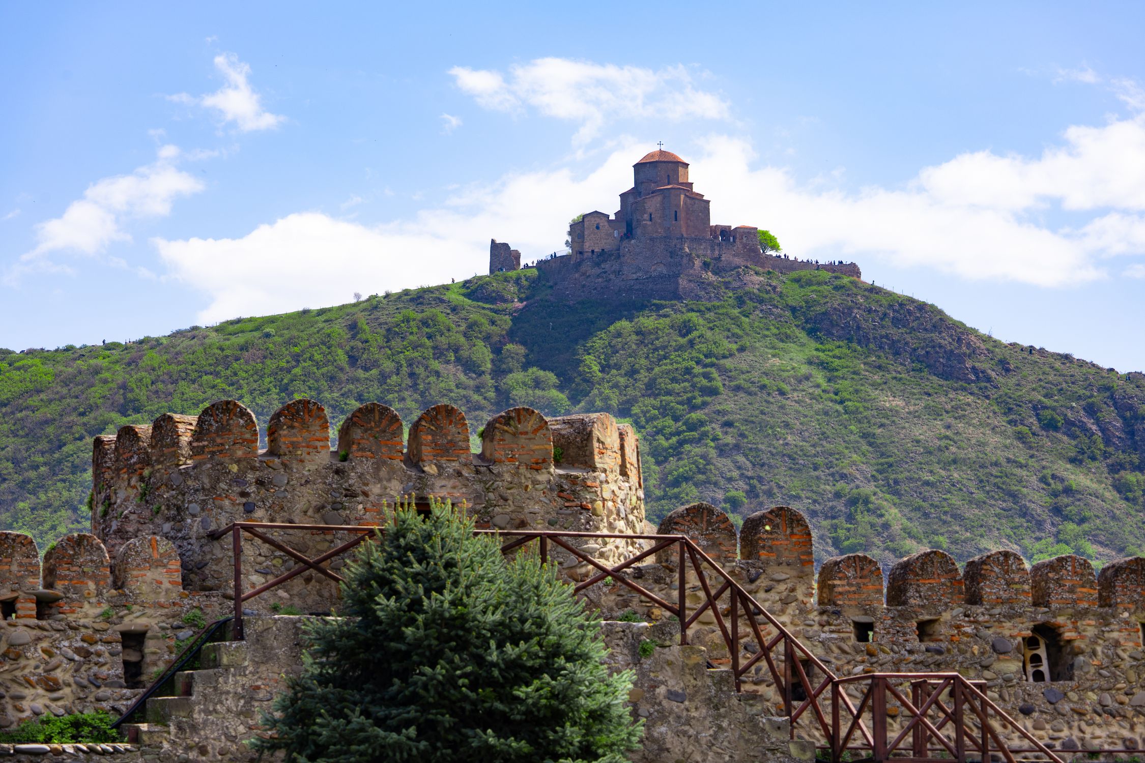Jvari Monastery on Hill in Mtskheta, Georgia · Free Stock Photo