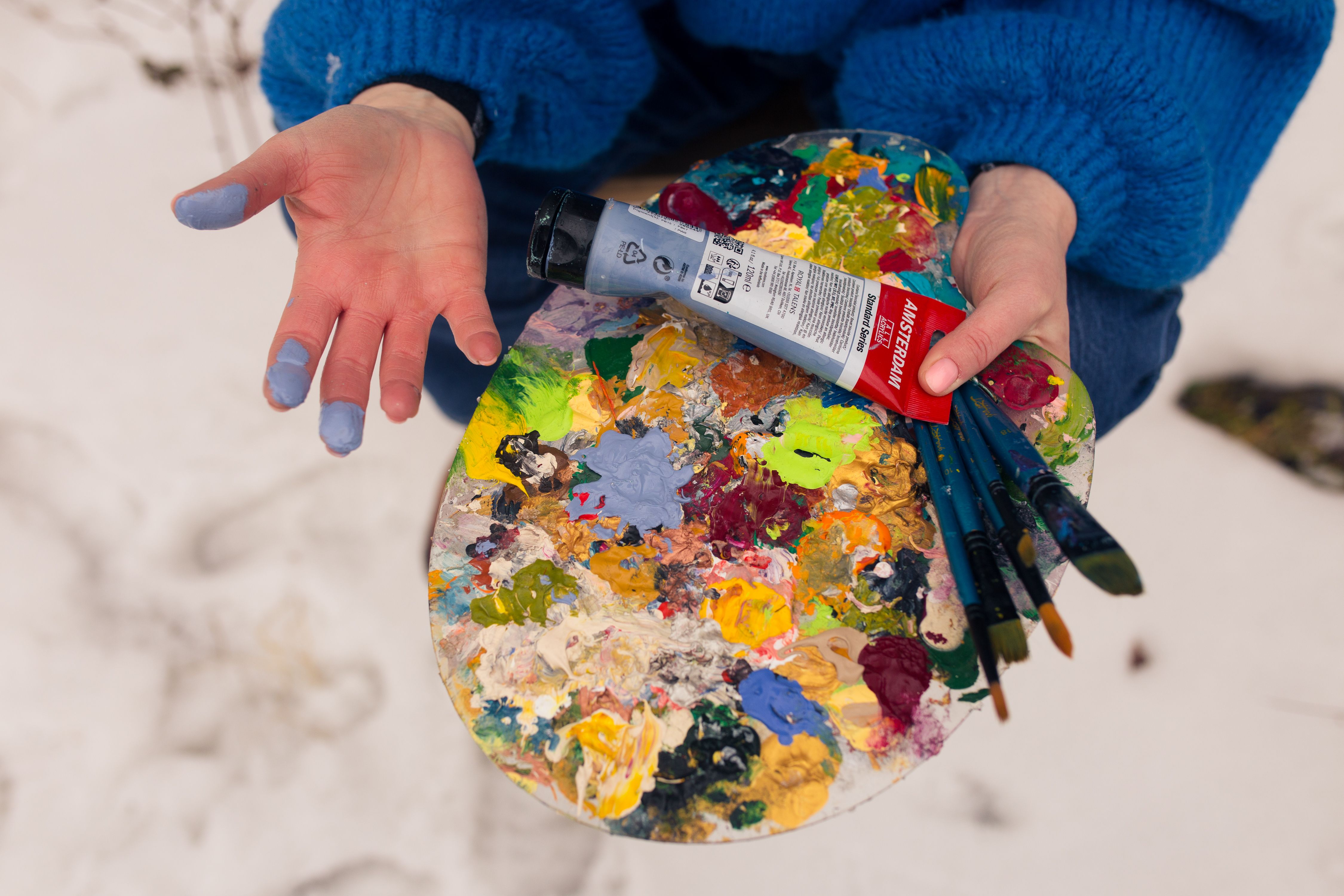 In art therapy the making is the medium of the work, not the outcome being judged
