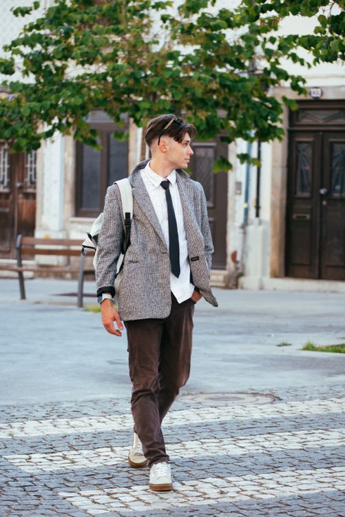 Young Man in Urban Street Style Fashion · Free Stock Photo