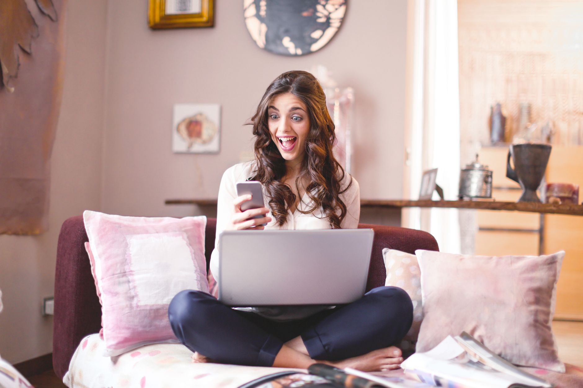 blogger looking at shocking bill