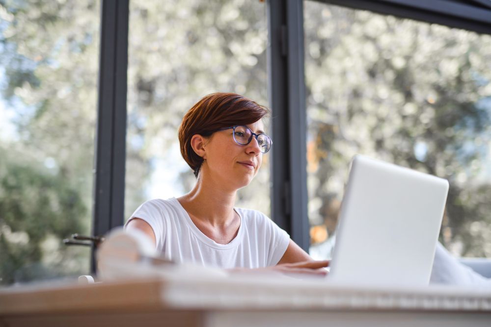 Sustainability professional working