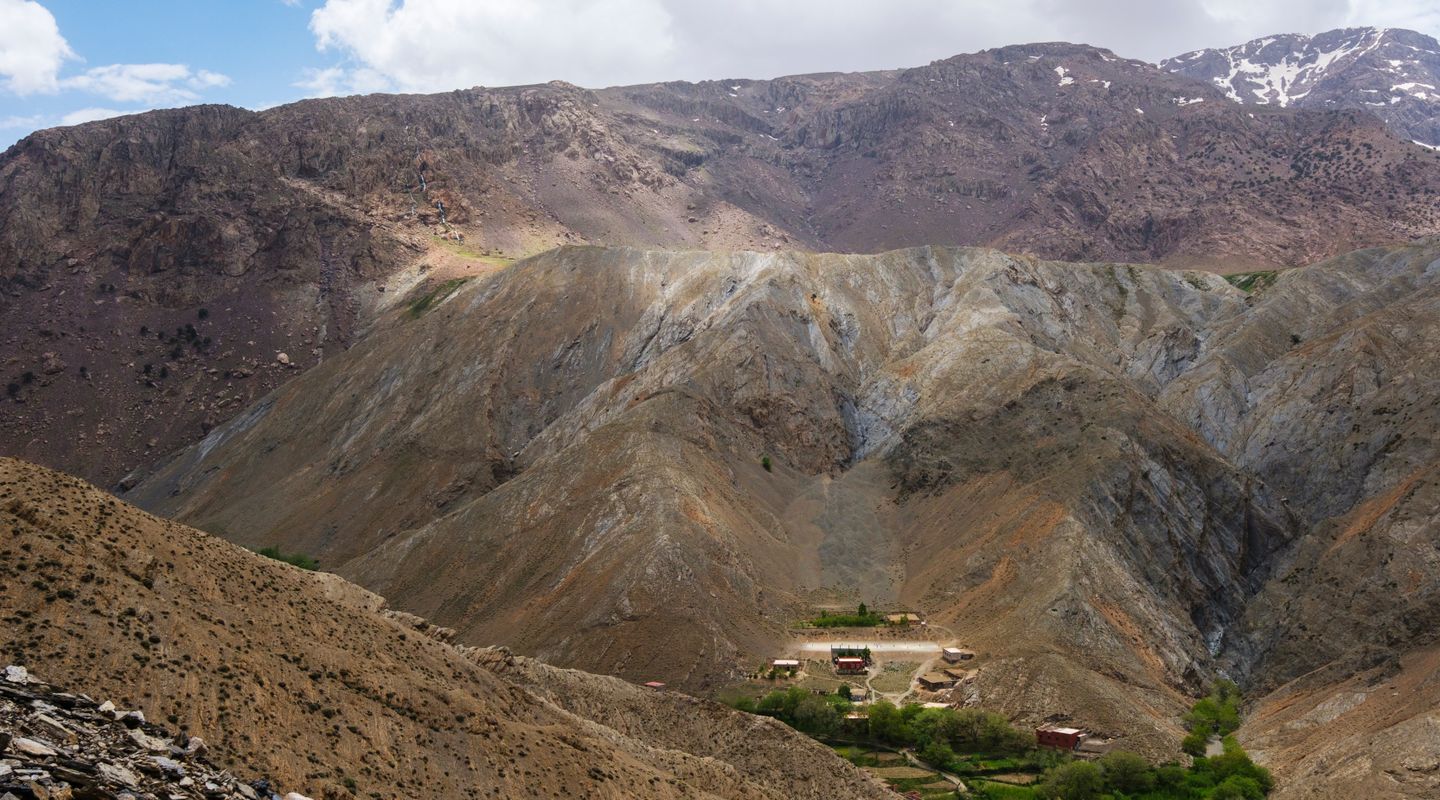 Atlas Mountains landscape in Morocco