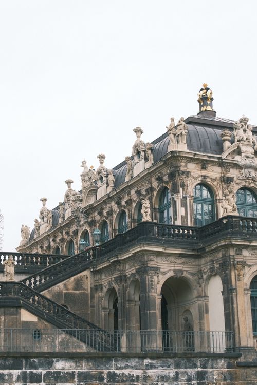 Free Historic architecture of Zwinger Palace in Dresden, Germany. Stock Photo