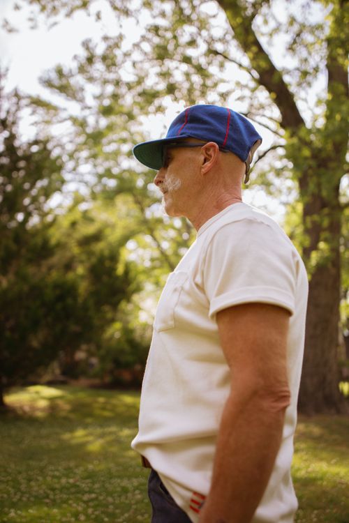 Free A man in casual summer attire enjoying a sunny day in Brevard, NC. Stock Photo