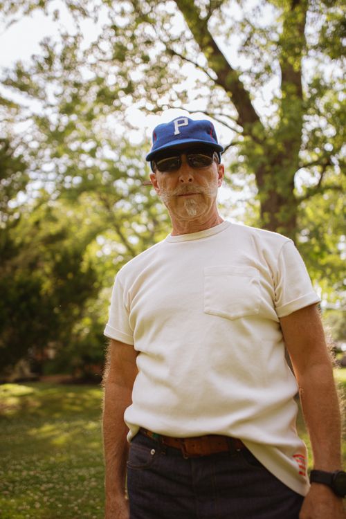 Free Adult male in casual summer attire with blue cap outdoors in North Carolina. Stock Photo