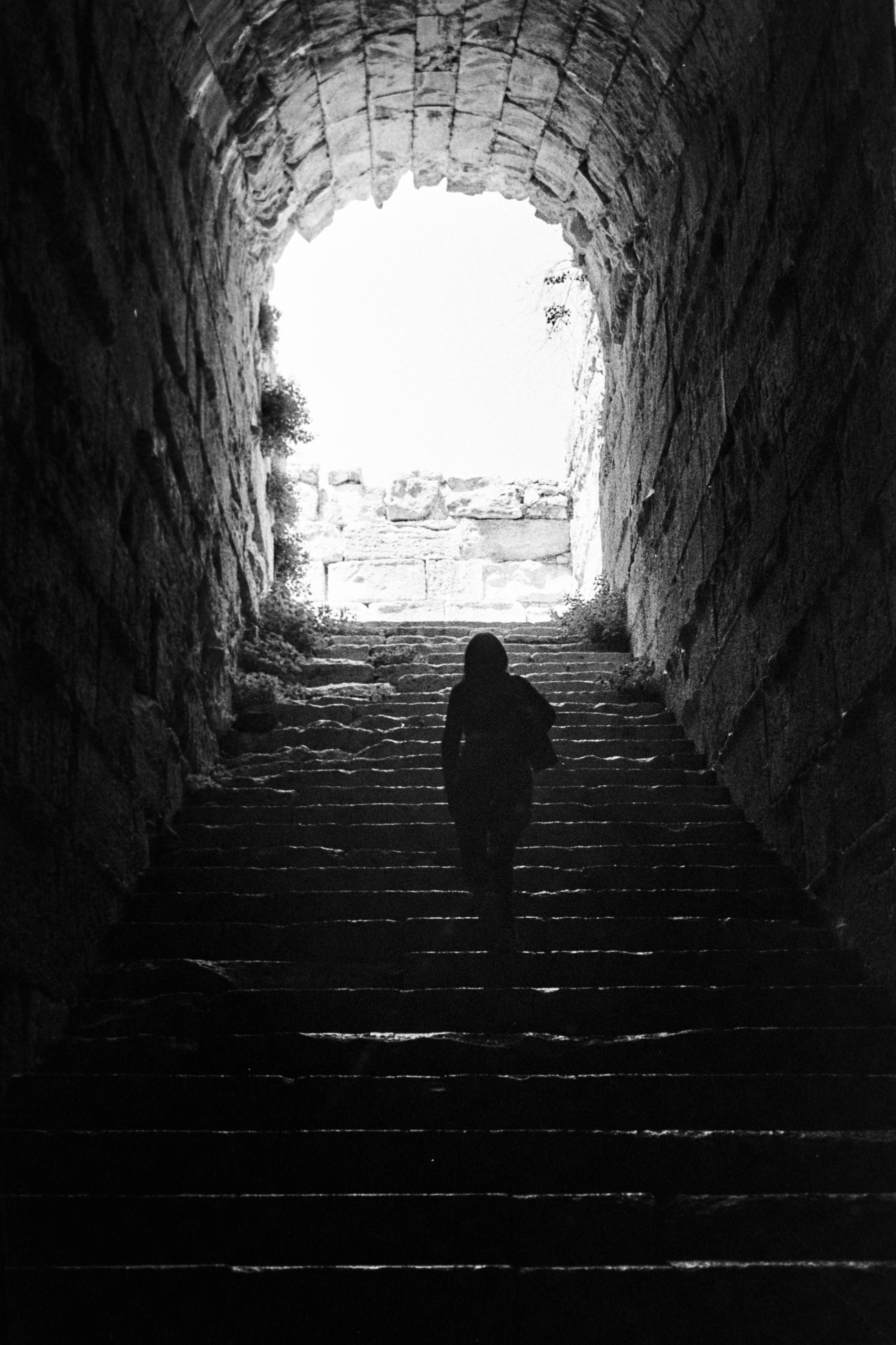 Monochrome Urban Passageway in Istanbul · Free Stock Photo