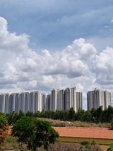 Tall apartment buildings, Bengaluru
