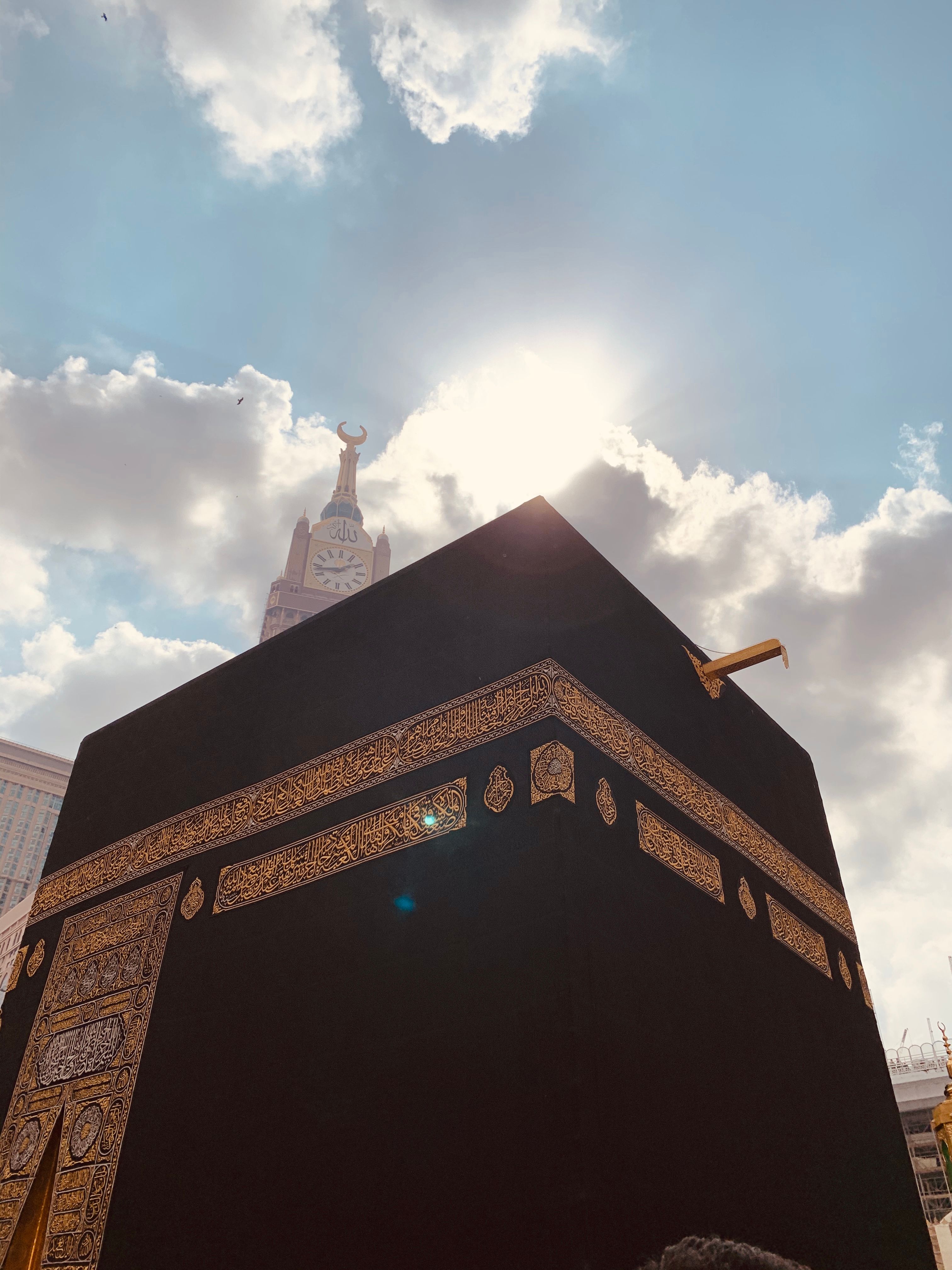 Free Stock Photo Of Beautiful Sky Grand Mosque Haram