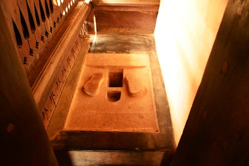 Free stock photo of carved stones, toilet