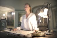 Wooden Front Desk for Reception