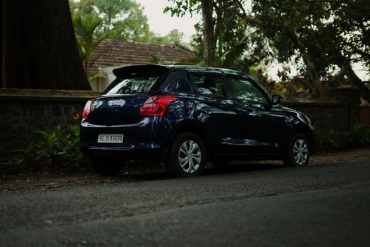 hatchback car driving