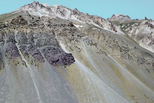 Explore the rugged beauty of the Andes Mountains in Mendoza, showcasing fascinating geological formations.