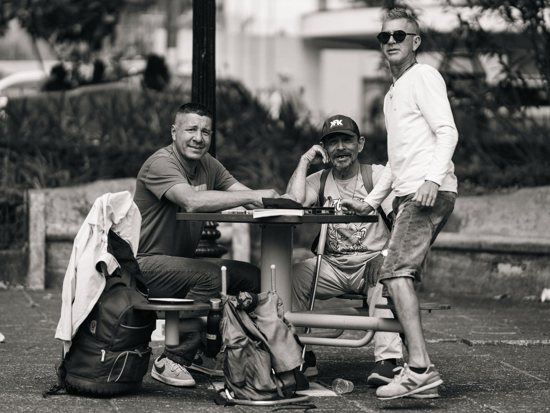 Radcliffe on Trent — movers delivering furniture from a van