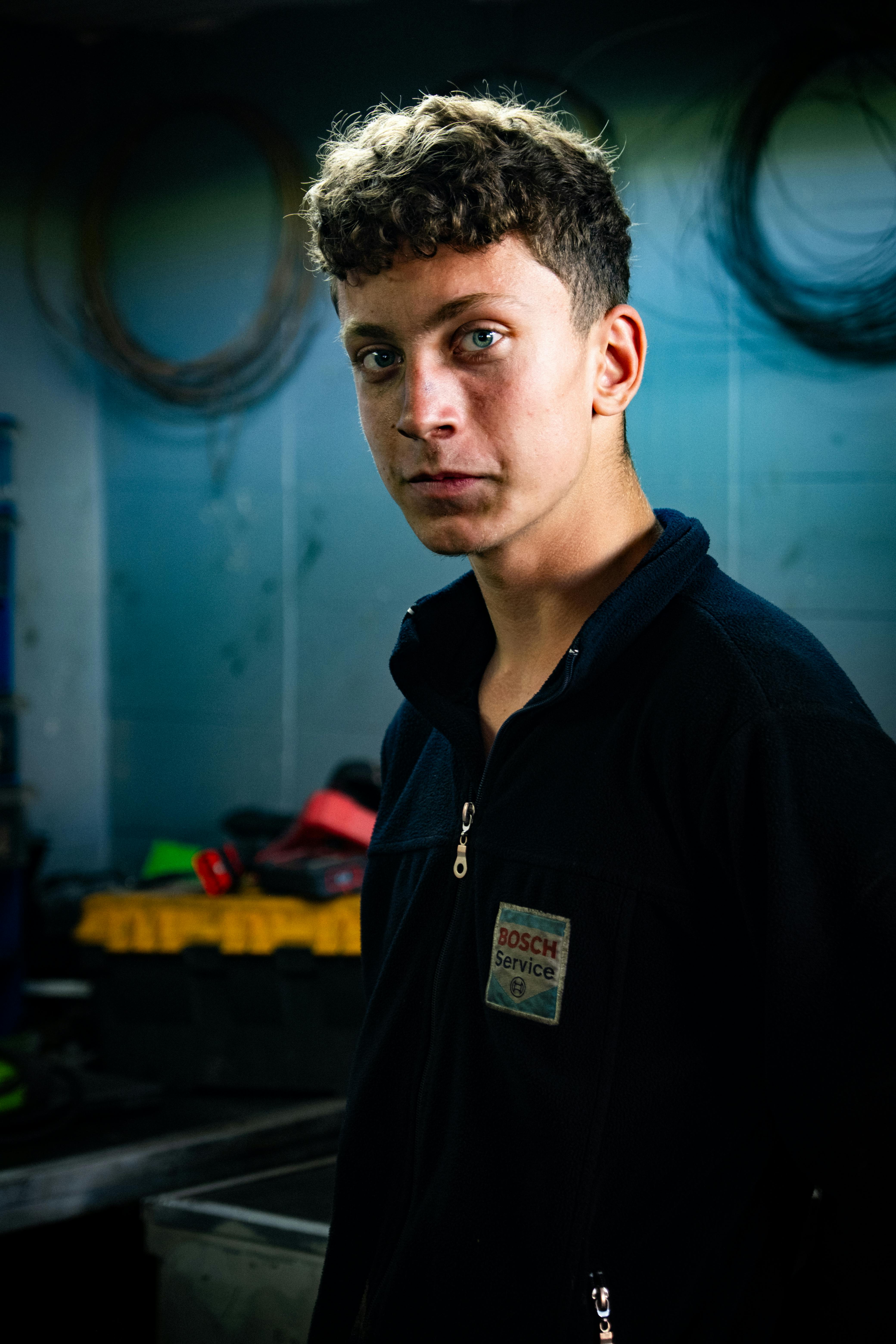 Portrait of James Holland, second engineer at Northstar Energy.
