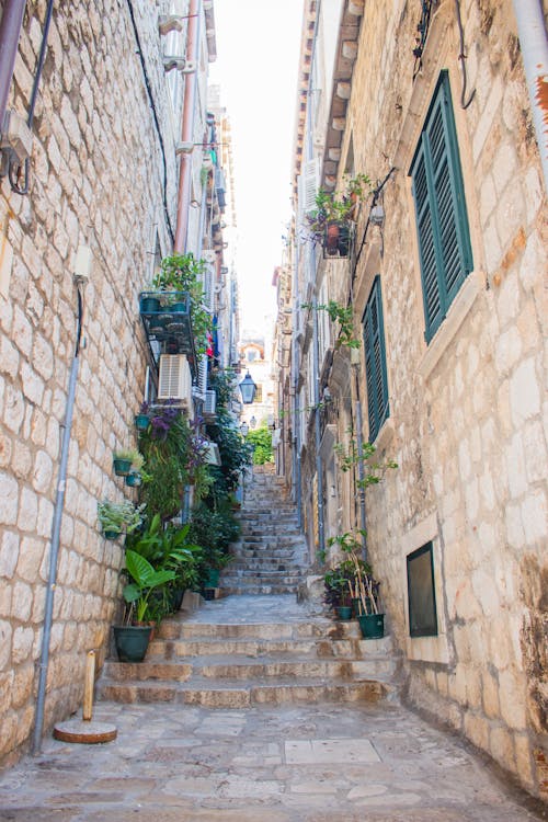 Free stock photo of alley, croatia, dubrovnik