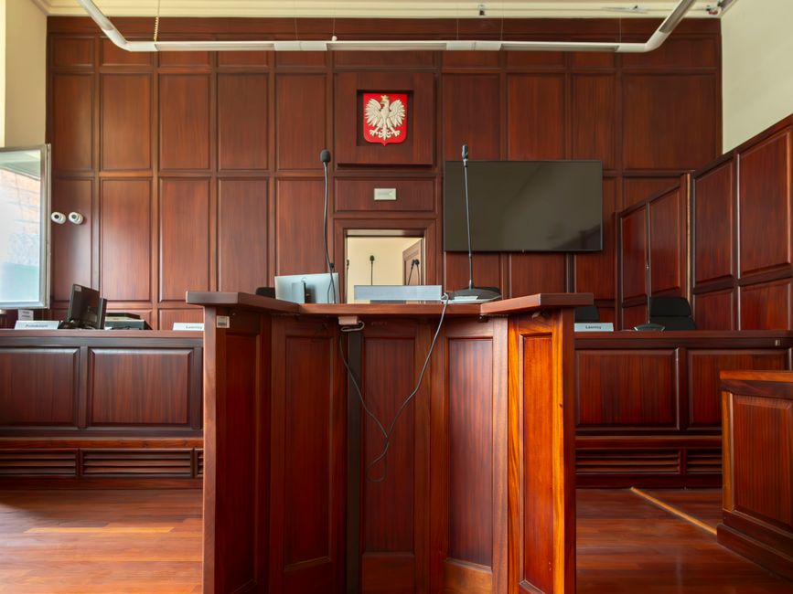 Judge gavel and legal documents on wooden desk representing duty of care
