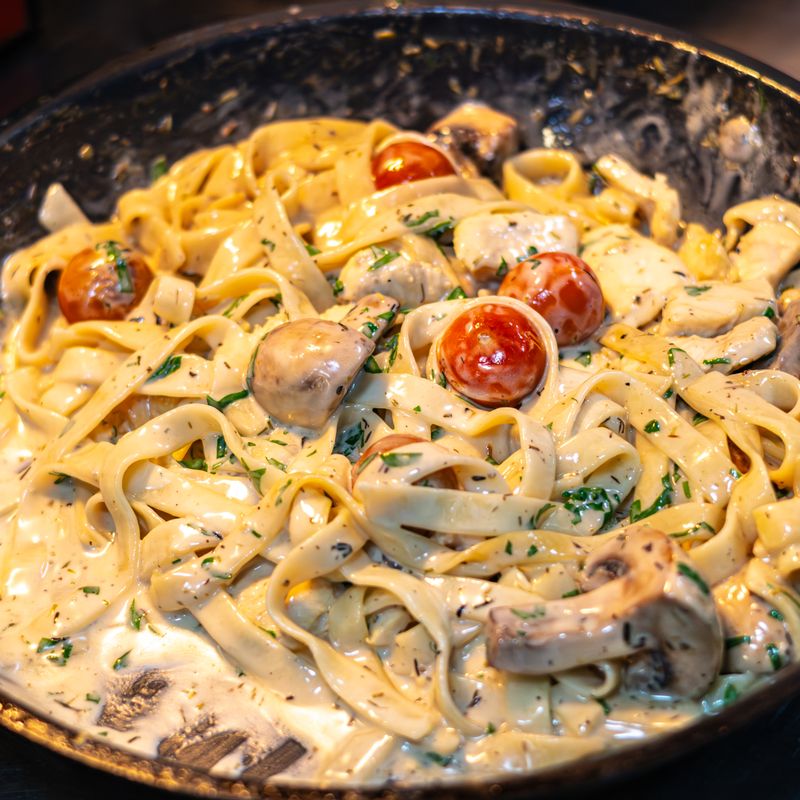 Creamy Potato and Mushroom Skillet