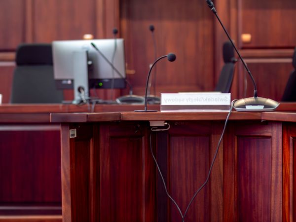 Microphone at a legislative hearing — photo by SHOX ART on Pexels