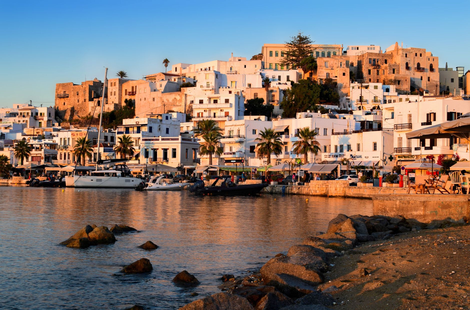 The village and harbour at Marisol Cove
