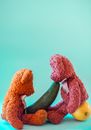 Side View of Teddy Bears