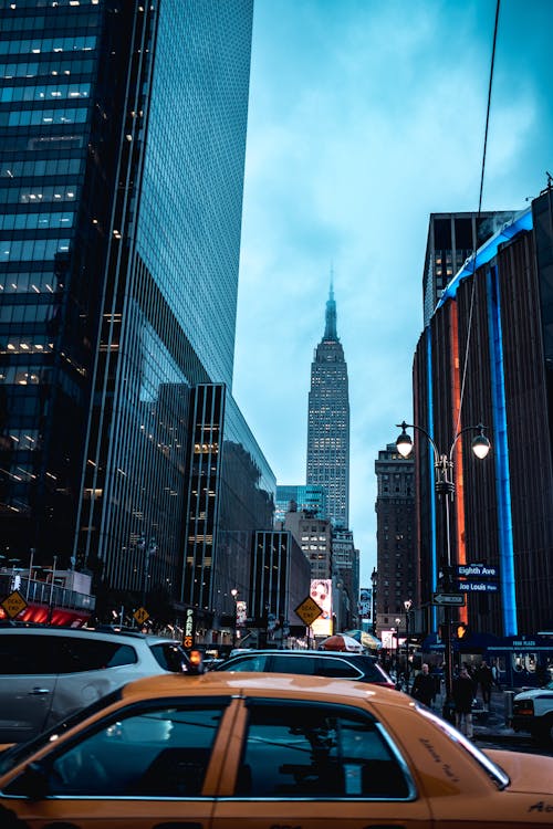 Immagine gratuita di auto, edifici, empire state building