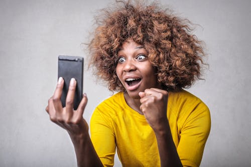 Photo of a Surprised Woman 