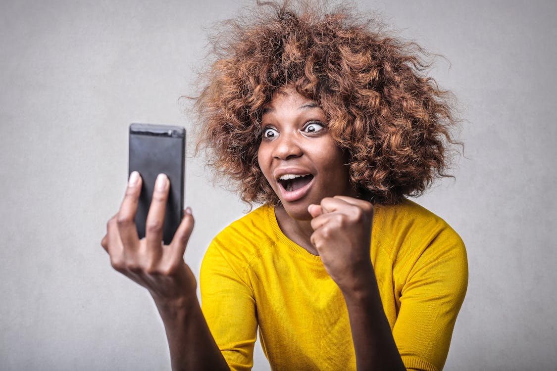 Free Photo of a Surprised Woman  Stock Photo