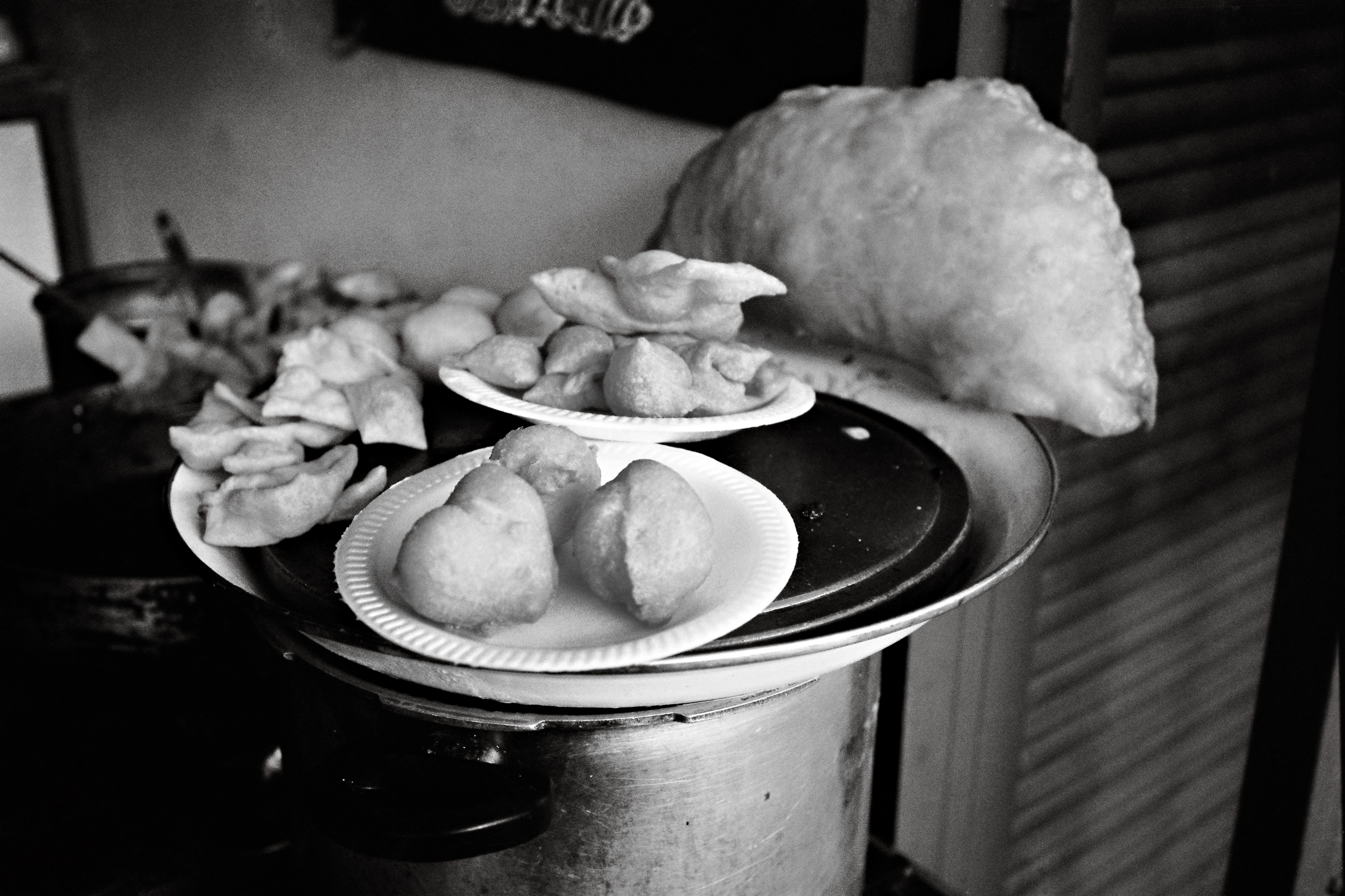 Loaded Samosa with Quick Pickles
