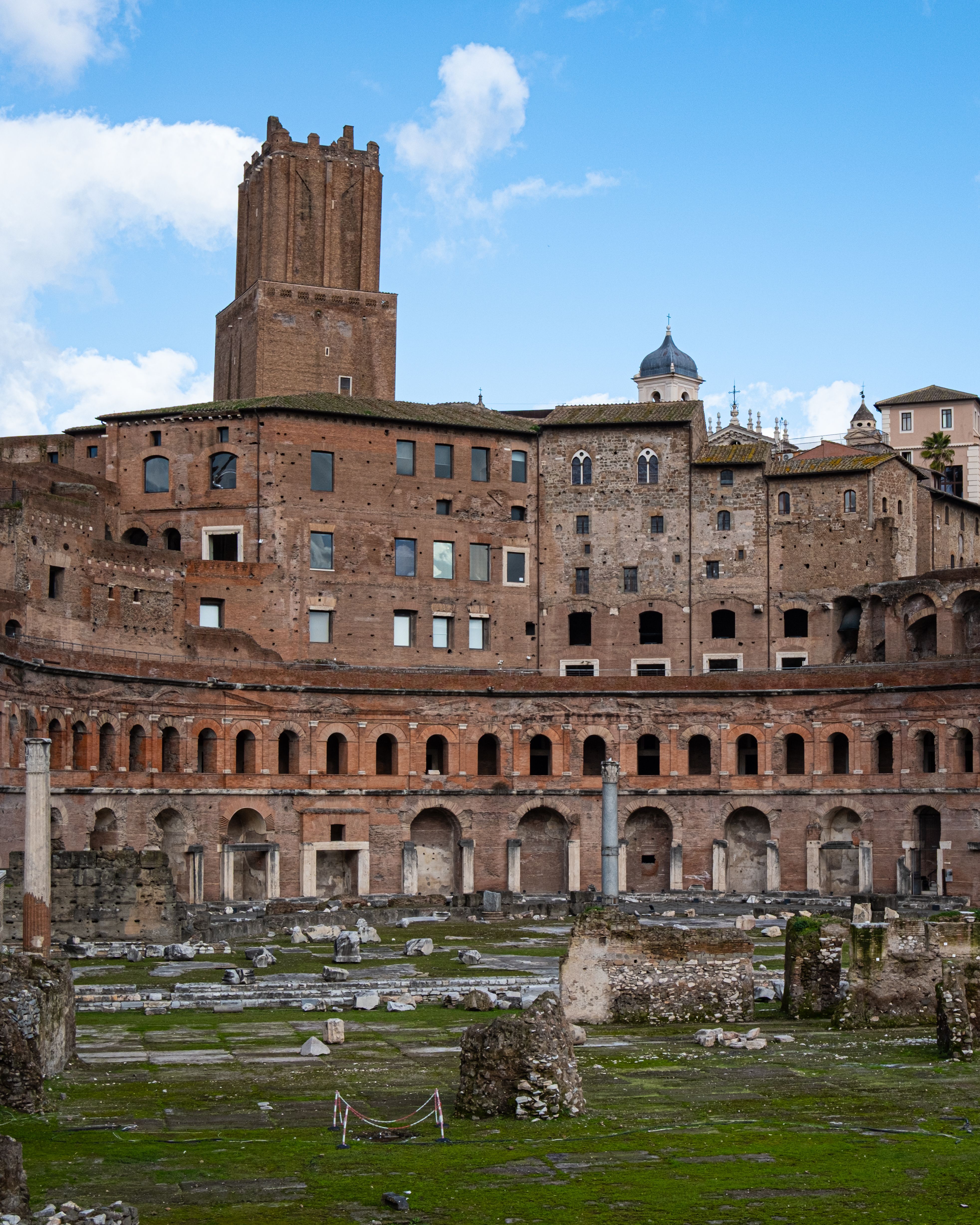 Ancient Roman Ruins at Trajan's Market in Rome · Free Stock Photo