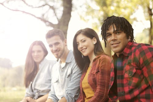 Free Photo of Four People Smiling Stock Photo