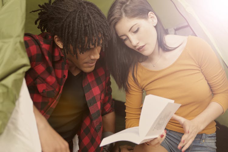 Couple Reading A Book