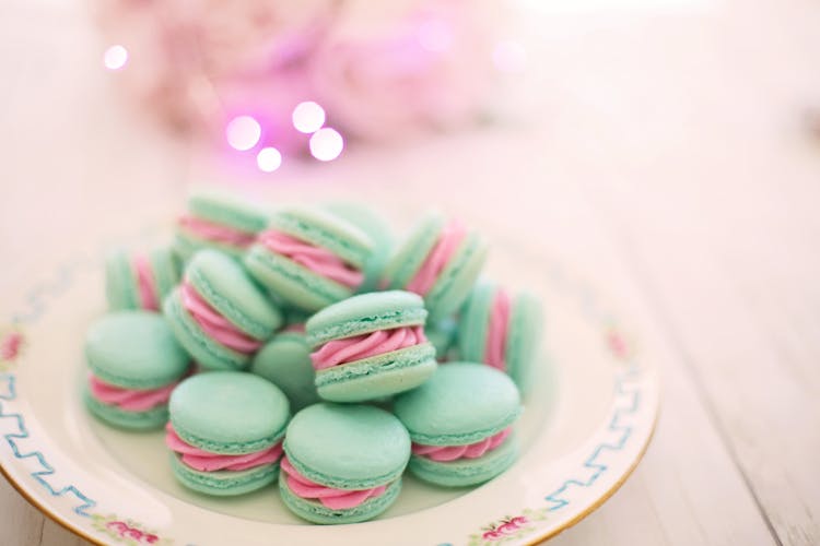 Photo Of Macarons On Plate