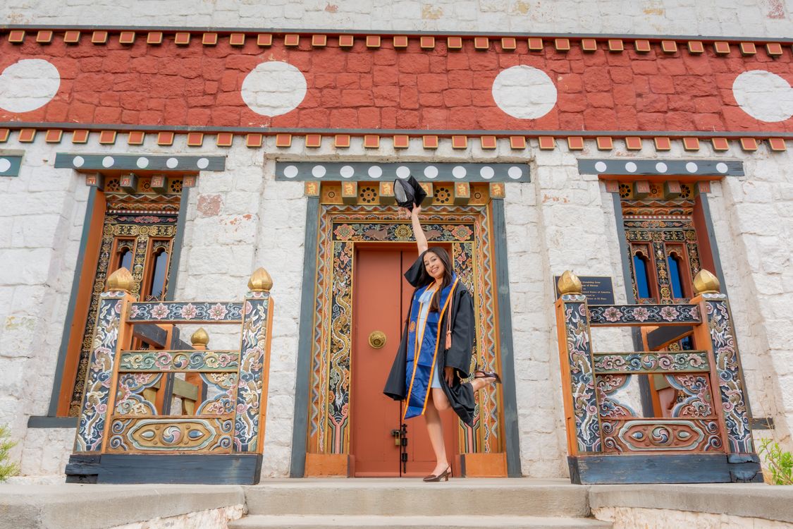 Graduation Celebration at Traditional Temple · Free Stock Photo