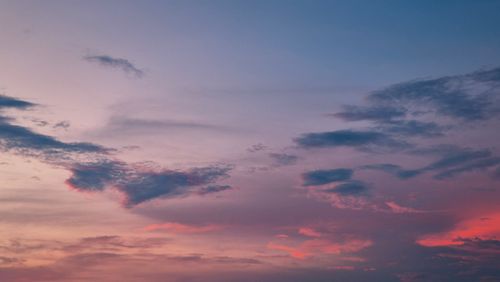 Free A serene evening sky with colorful clouds in Gia Lai, Vietnam. Stock Photo