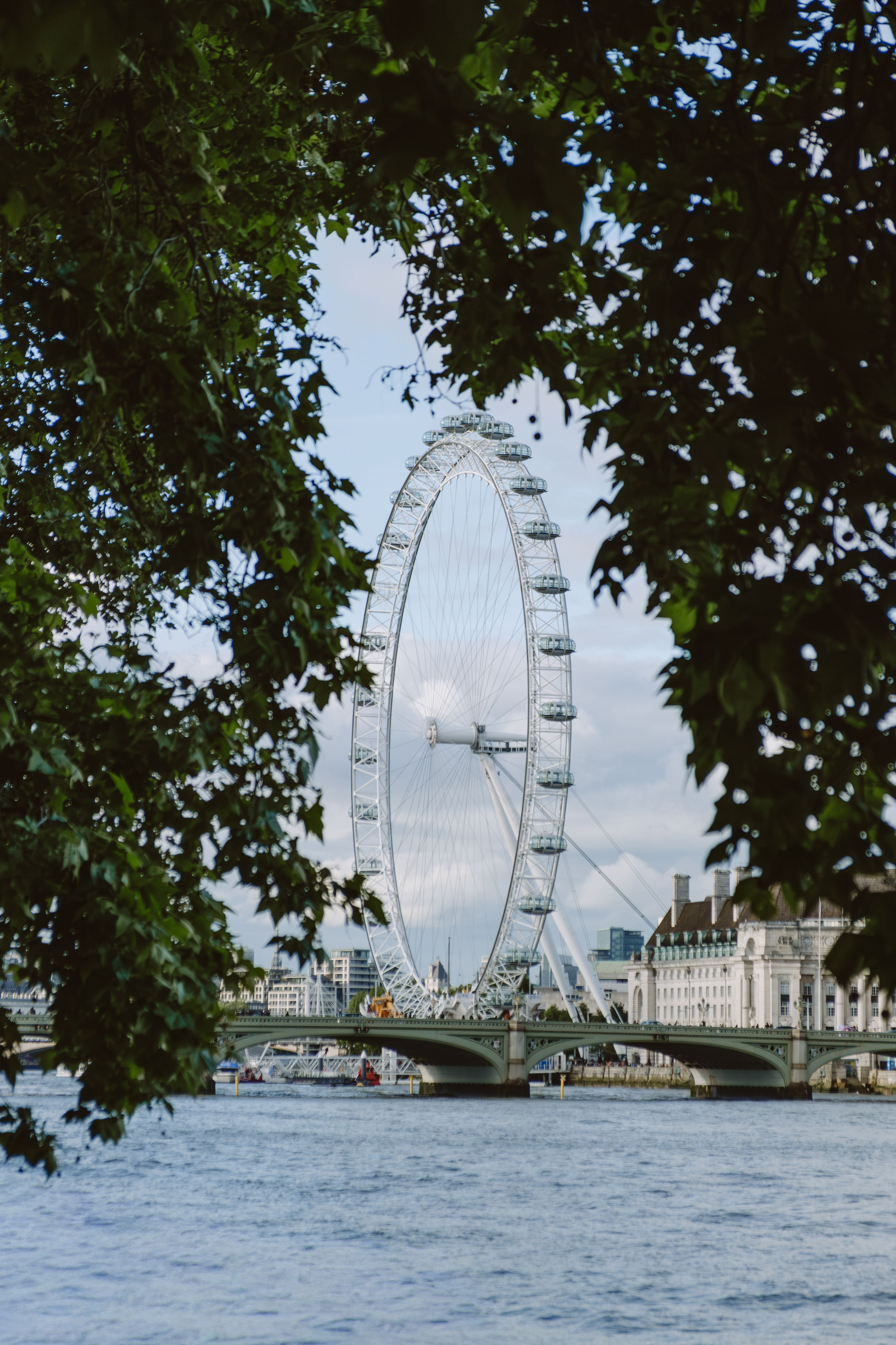 Scenic View of the London Eye from a Riverside Angle · Free Stock Photo