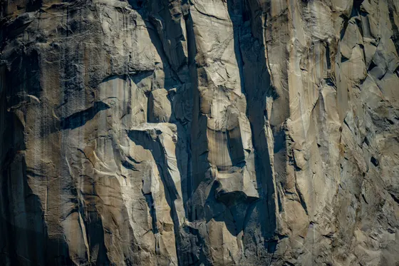 The Subdome and Half Dome cables in Yosemite