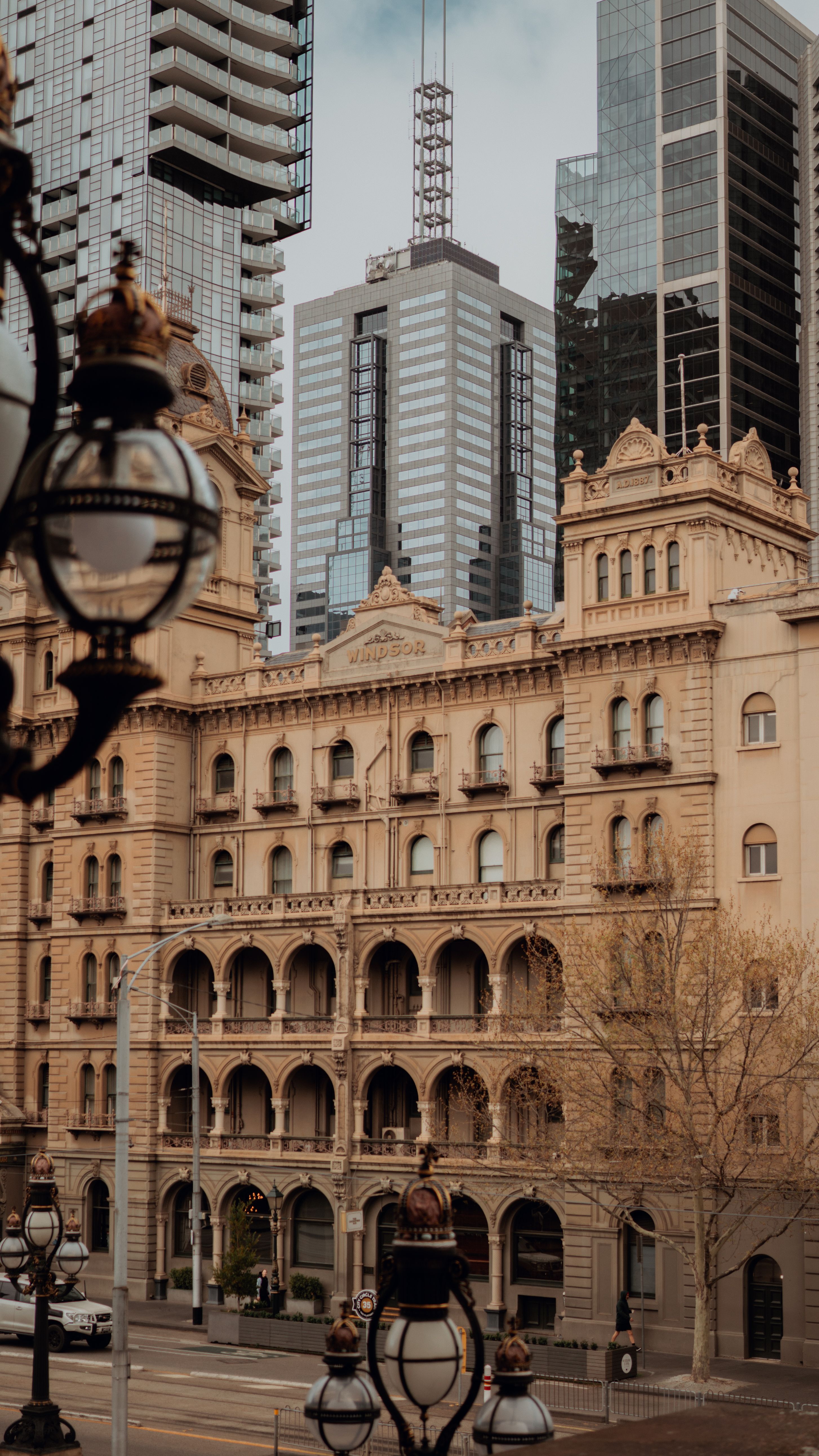 Historic and Modern Architecture in Melbourne Skyline · Free Stock Photo