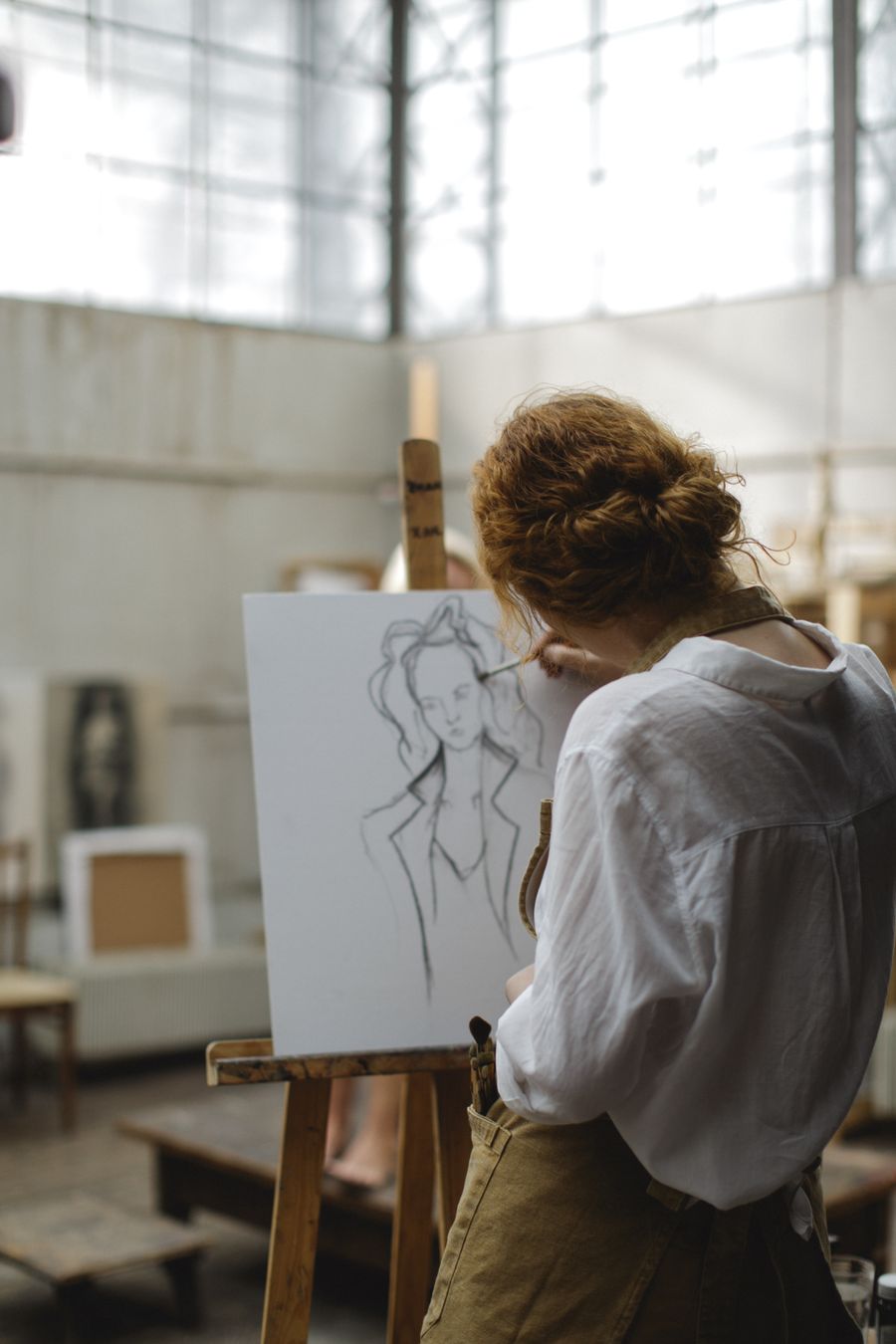 Pinceles y pintura para D’une peinture à l’autre