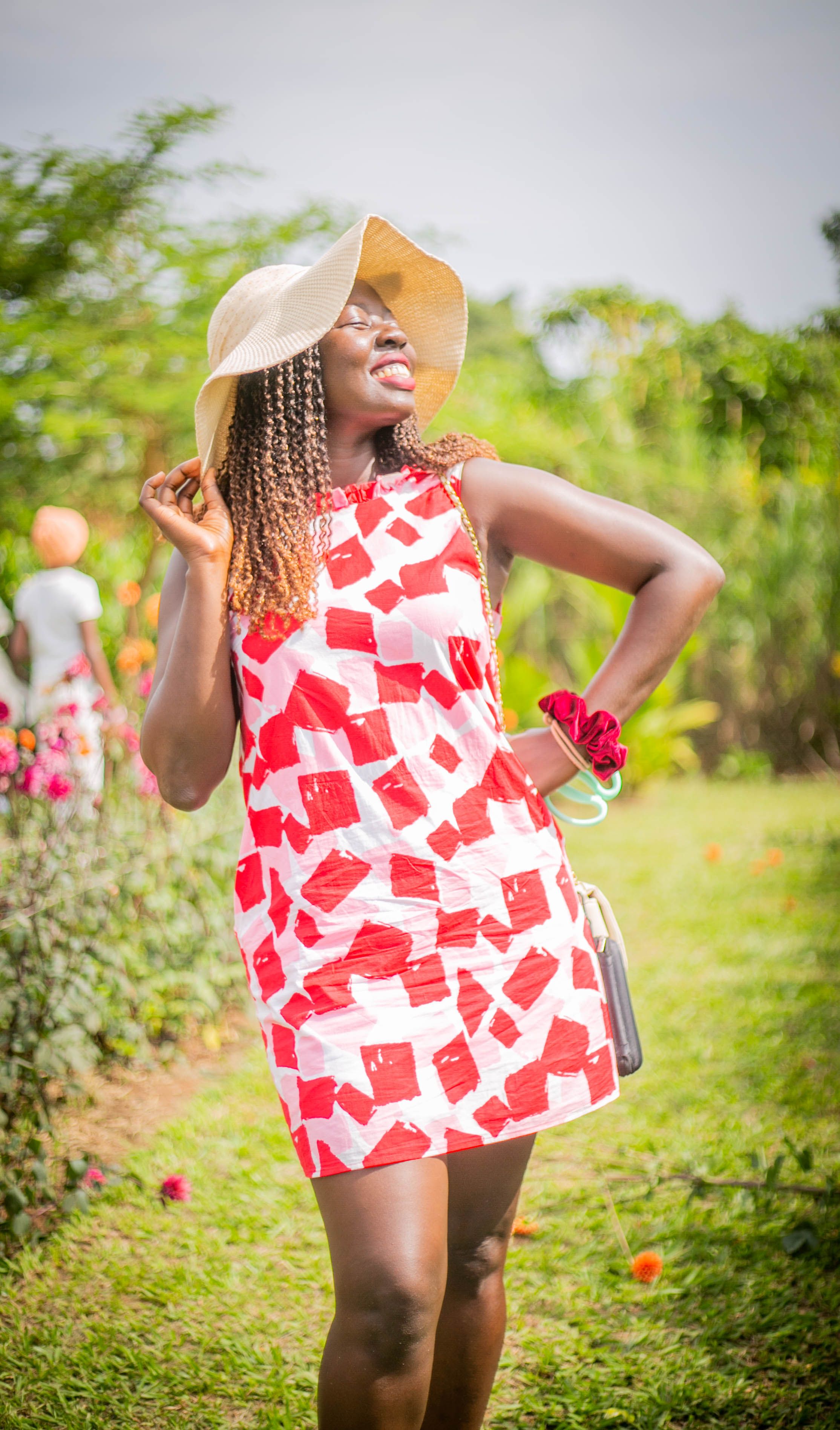 Vestido Floral Vermelho
