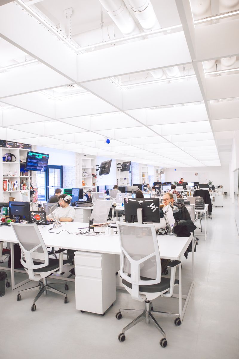 Bureaux d'une grande entreprise