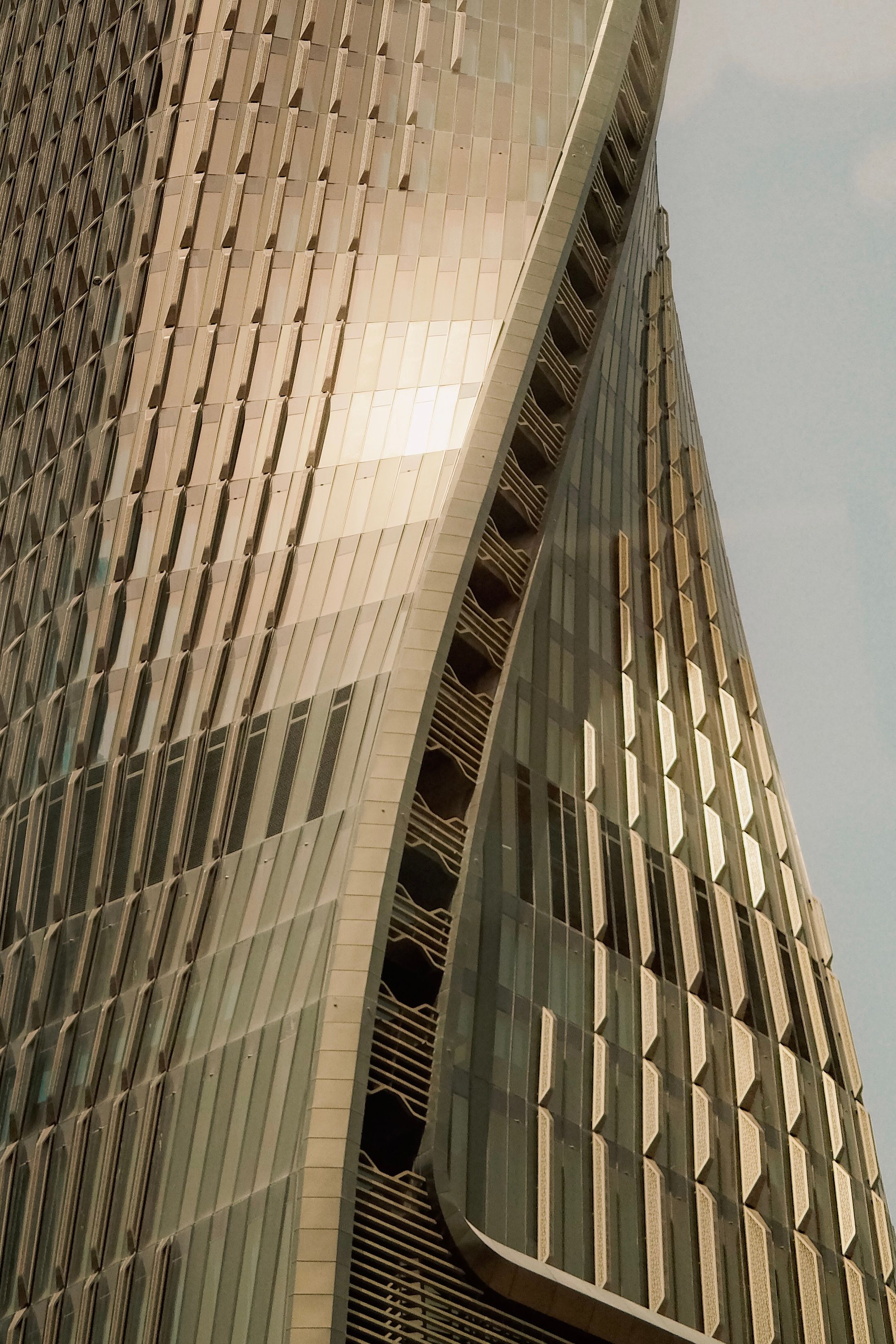 Openwork Facade of Skyscraper · Free Stock Photo