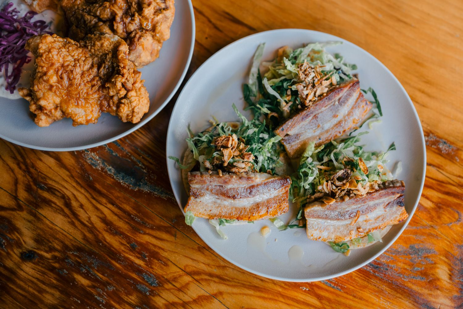 Charred Collard Greens with Pepper Gravy