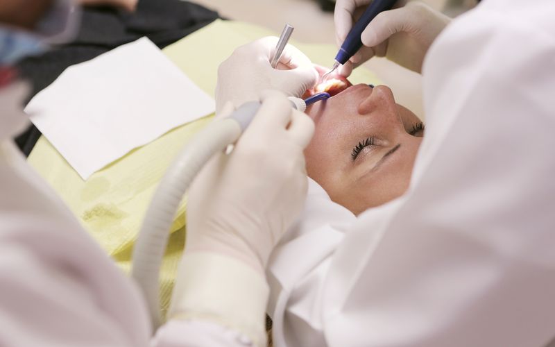 Modern dental practice with professional equipment