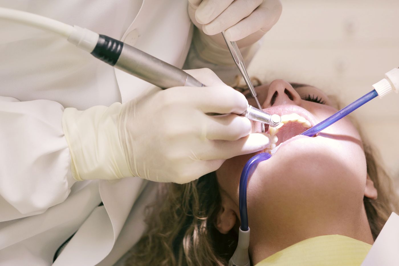 Dentist performing precise endodontic treatment