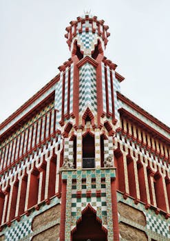 Discover Casa Vicens, a colorful example of Gaudi's architectural innovation in Barcelona.