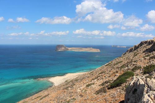Free Breathtaking view of Balos Beach with turquoise waters in Crete, Greece. Stock Photo